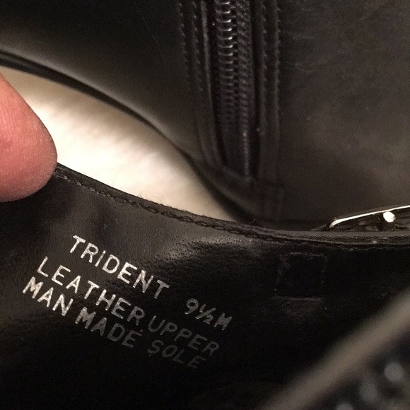 Nicole Black Leather Ankle Boots - Picture 3 of 8